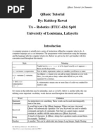 Qbasic Tutorial By: Kuldeep Rawat Ta - Robotics (Itec-424) Sp01 University of Louisiana, Lafayette