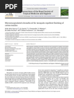 Download Micro Encapsulated Citronella Oil for Mosquito Repellent Finishing of Cotton Fabrics by Timur Paydak SN76883105 doc pdf