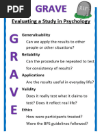 GRAVE Evaluation Method in Psychology | PDF