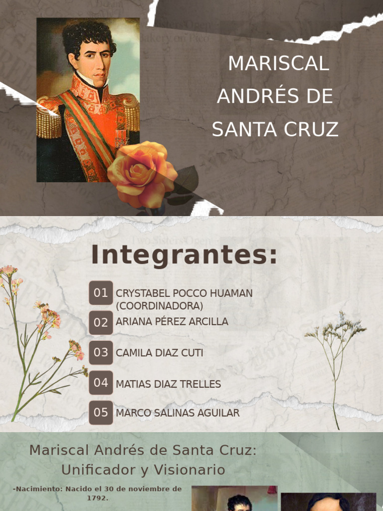 Andrés de Santa Cruz y la Confederación Peru-Boliviana | PDF | Bolivia ...
