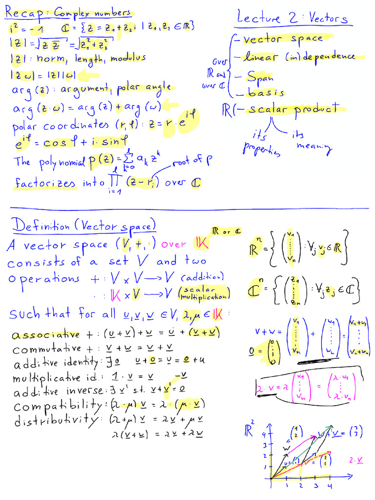 02 Lecture Vectors Final | PDF
