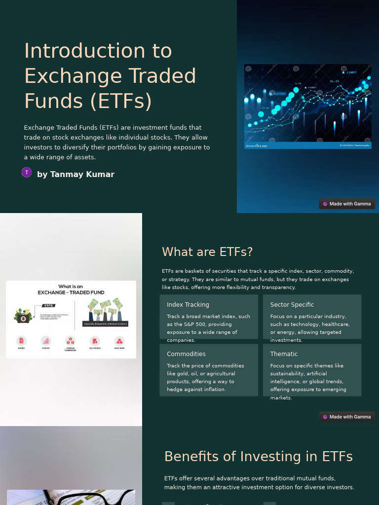 Introduction To Exchange Traded Funds ETFs | PDF