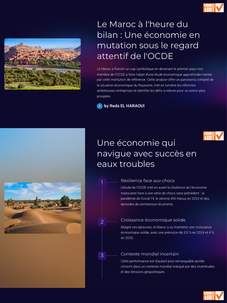 Le Maroc A Lheure Du Bilan Une e | PDF