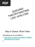 Waiting Line Theory