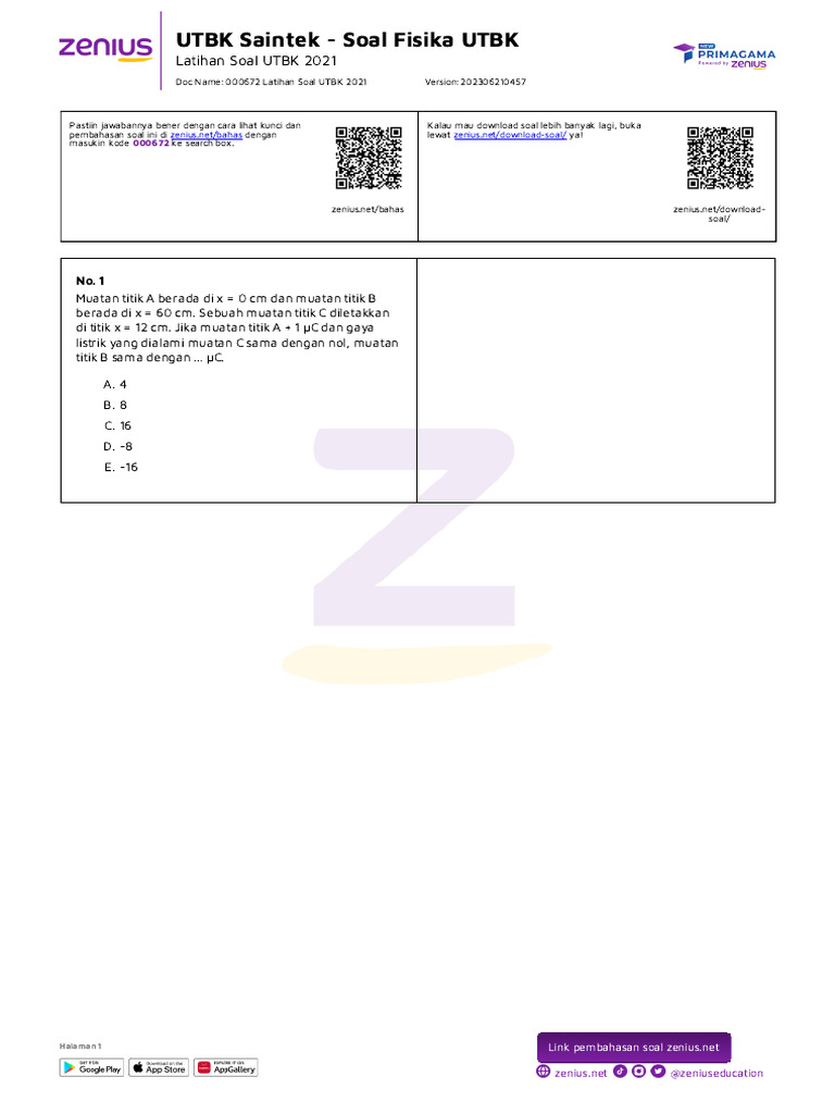 Latihan Soal Utbk 2021 Pdf