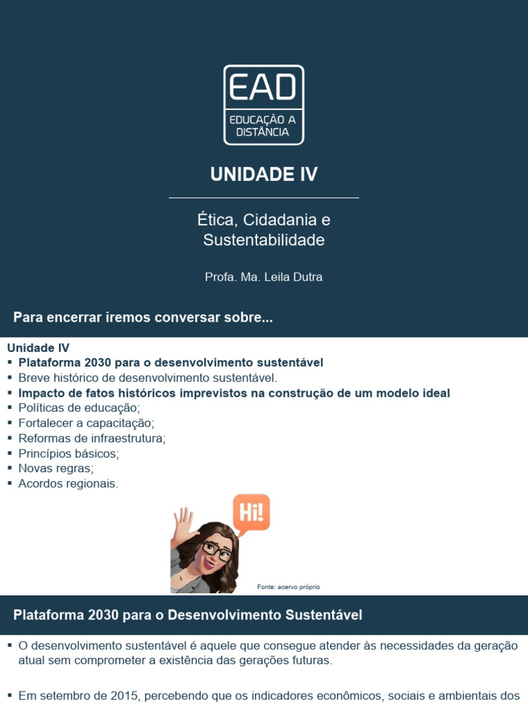 Desenvolvimento Sustentável e ODS 2030 | PDF | Sustentabilidade ...