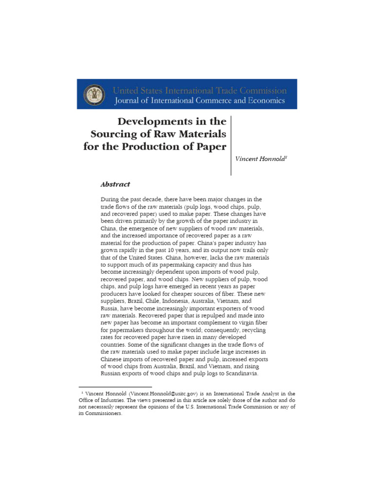 Sourcing Raw Materials Pdf