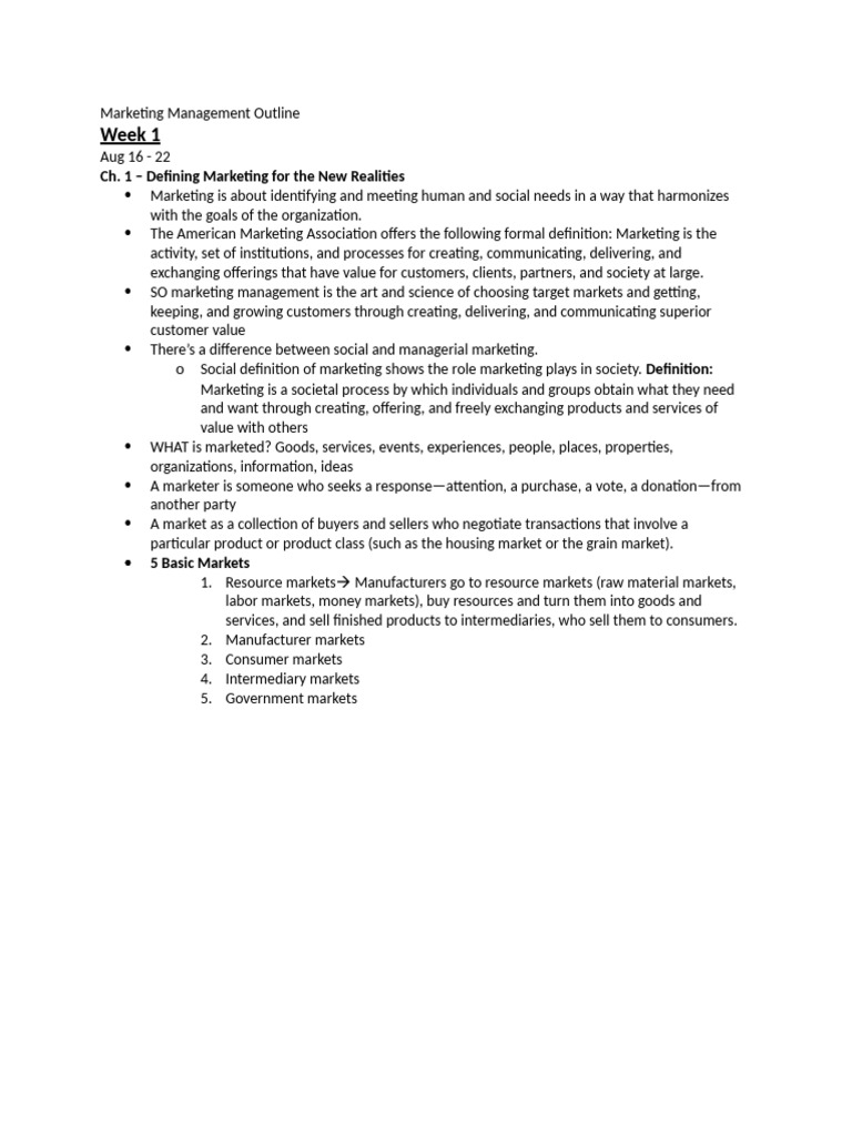 Understanding Marketing Management | PDF | Marketing | Career & Growth