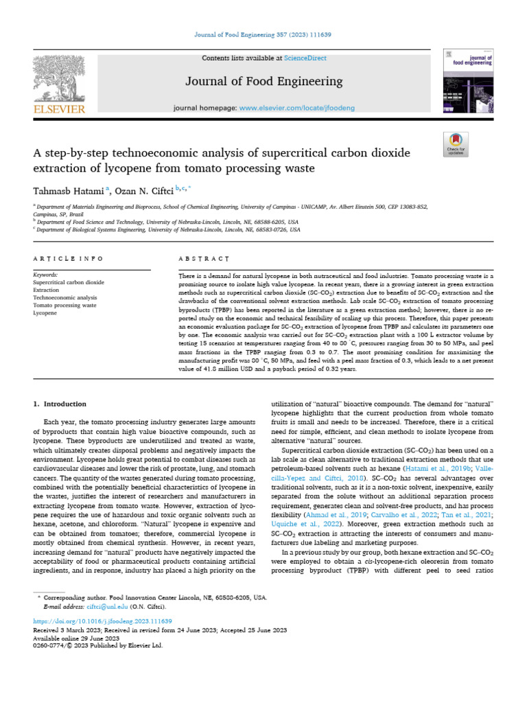 A Step-By-Step Technoeconomic Analysis of Supercritical Carbon Dioxide ...