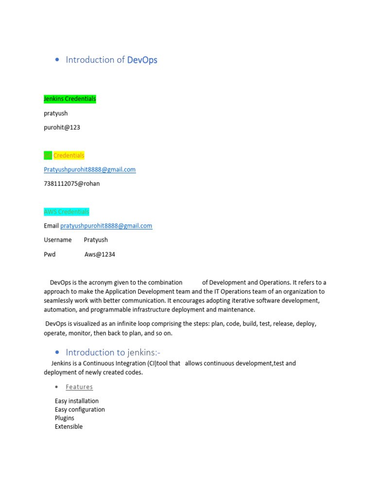 DevOps and Jenkins Setup Guide | PDF | Directory (Computing) | Art