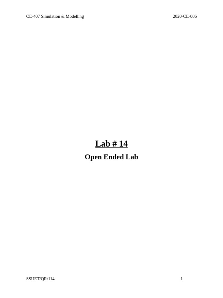 Ramish Lab 14 | PDF