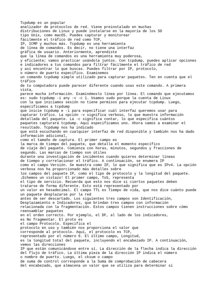3 3 capturas de paquetes con tcpdump pdf