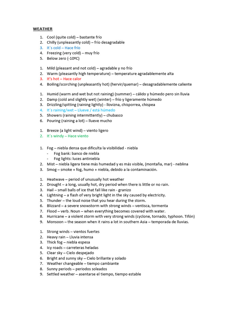 Weather | PDF