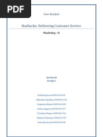 Starbucks: Delivering Customer Service: Case Analysis