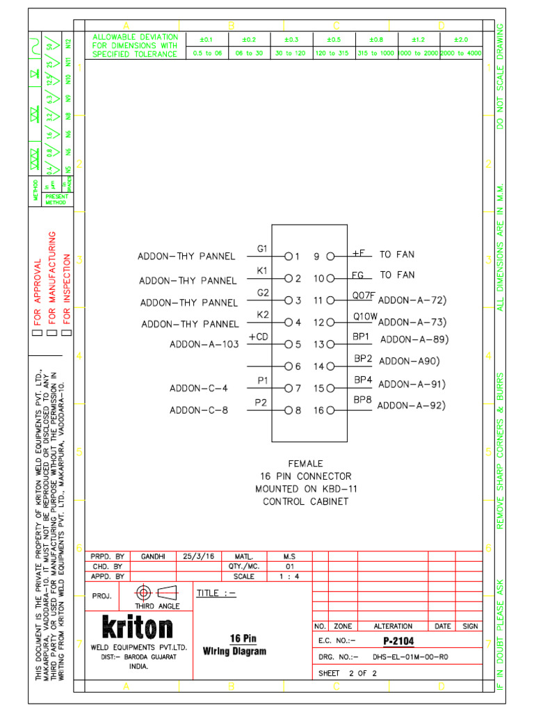 16 Pin Socket Wiring | PDF