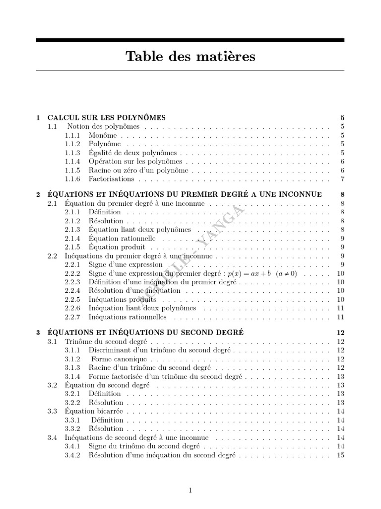 Cours de Maths PA Achille | PDF