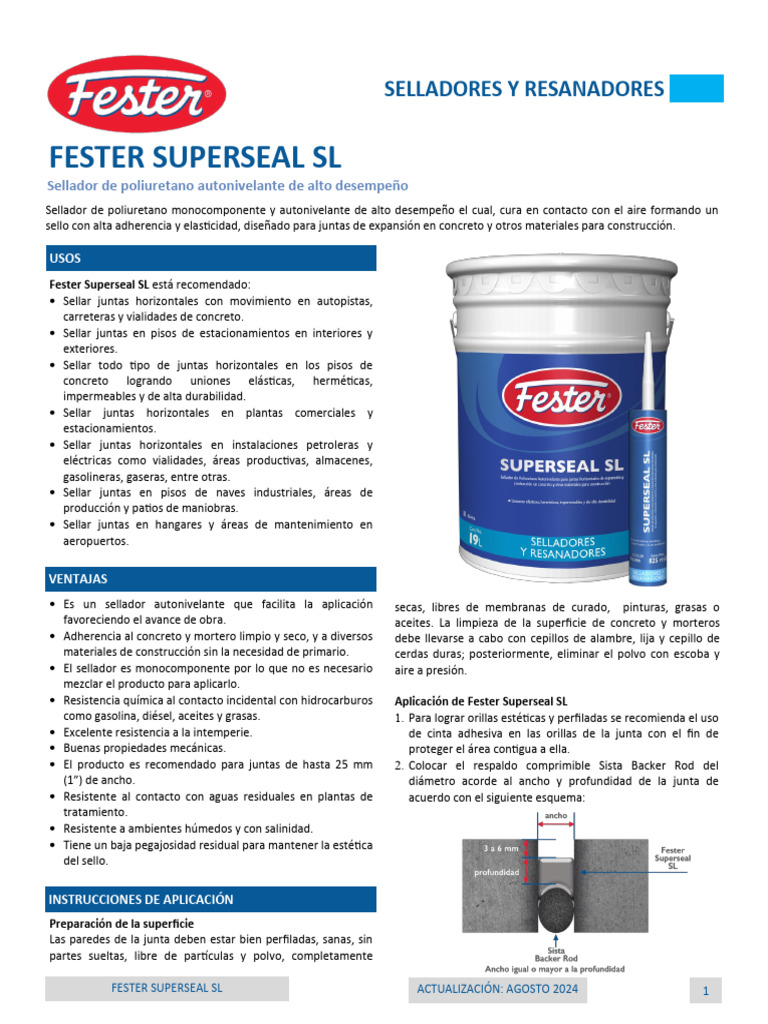 Fester Superseal SLAgo 2024 | PDF