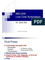 MEL334: Low Cost Automation: Dr. Sunil Jha