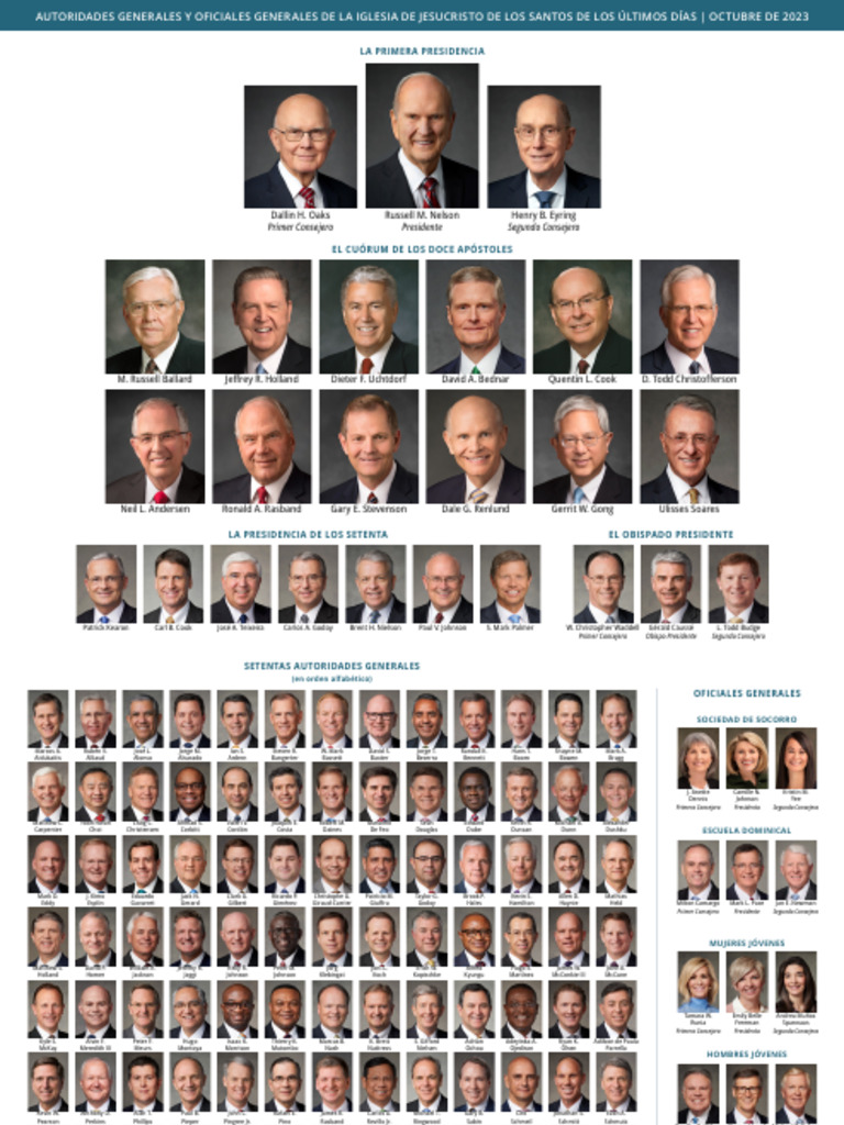 General Authority Chart November 2023 Spa | PDF
