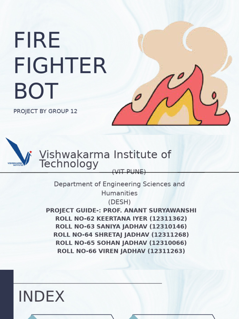 Fire Fighting Robot Using Arduino Uno | PDF