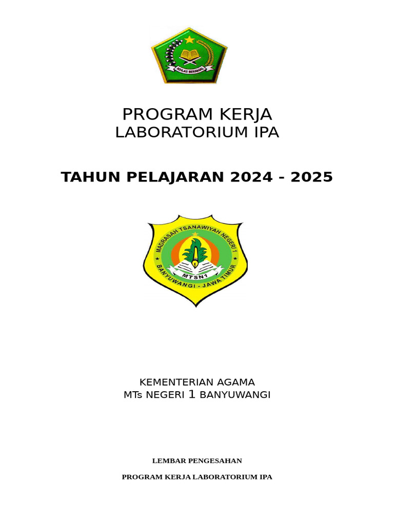 Program Kerja | PDF