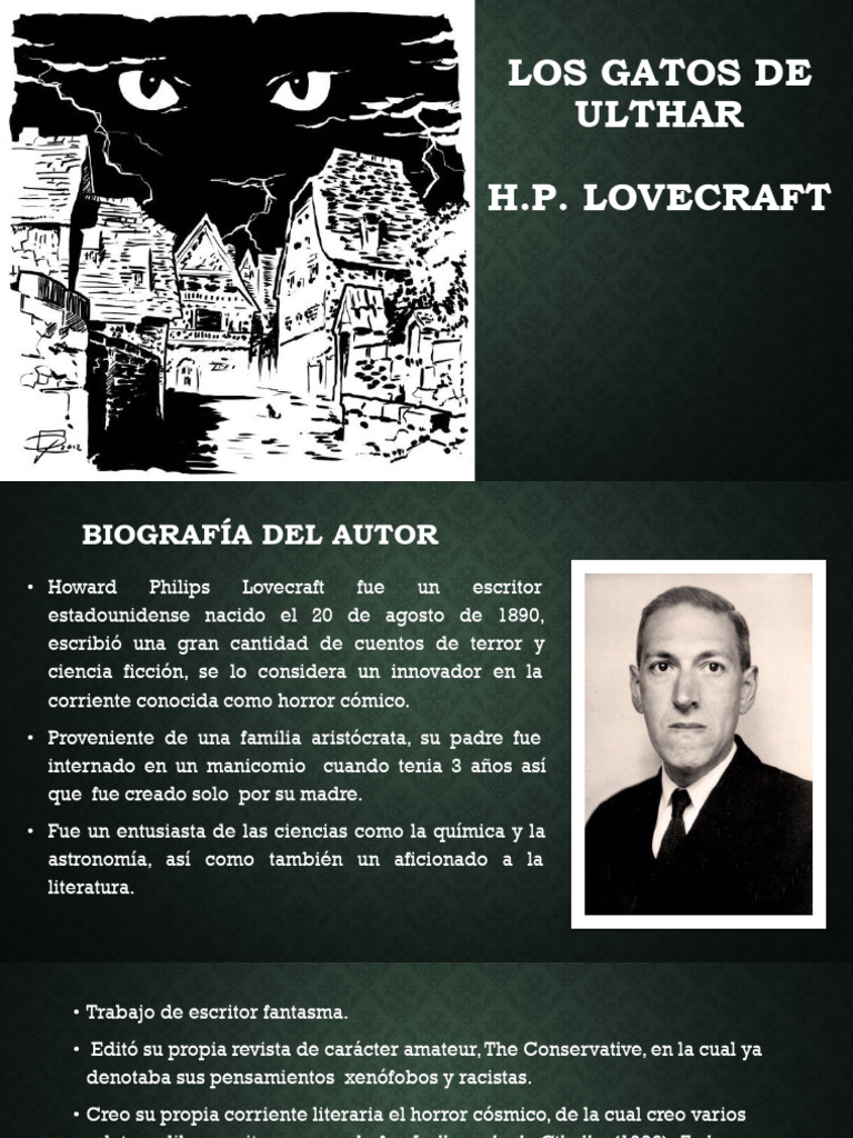 Los Gatos de Ulthar | PDF | HP Lovecraft | Novela negra, policíaca y ...