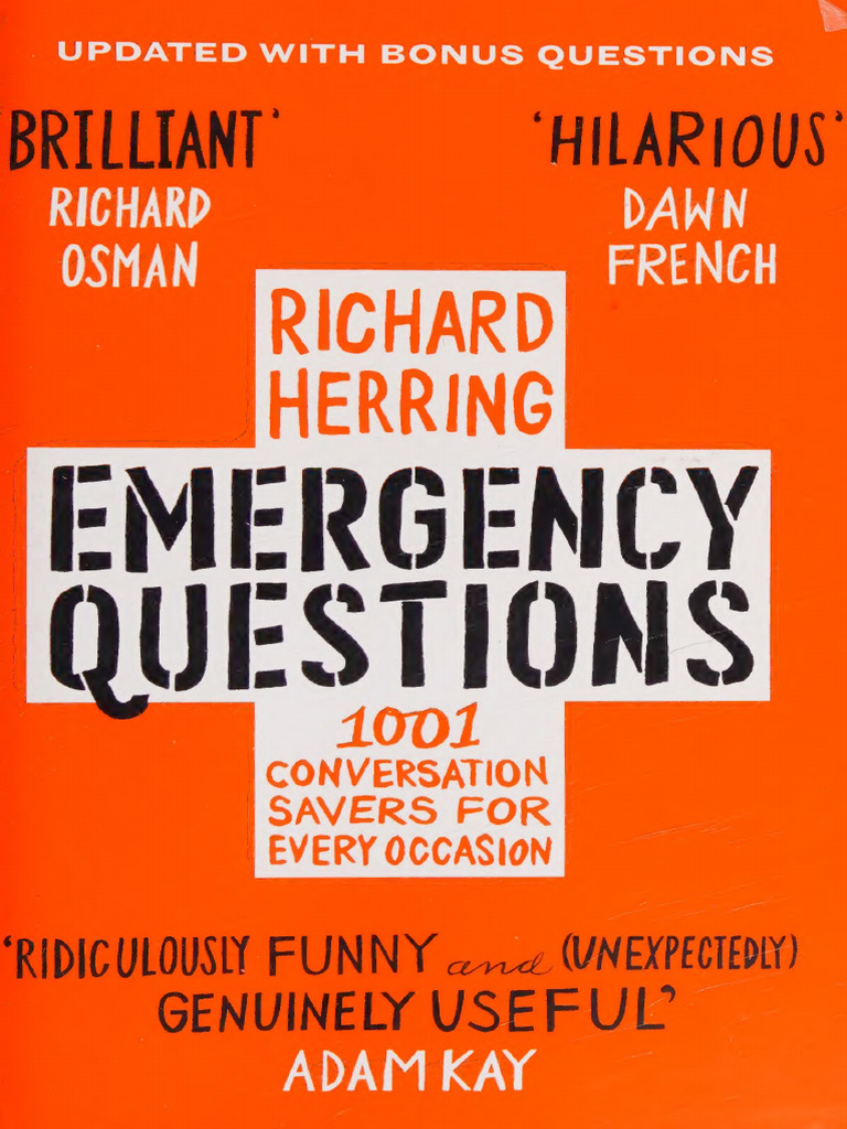 Emergency Questions - 1001 Conversation Savers For Any - Herring ...