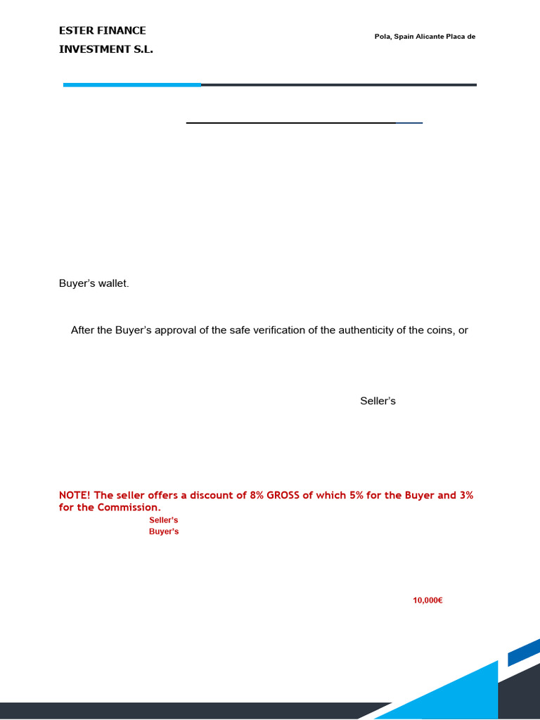 BTC B2B Procedure | PDF | Bitcoin | Loans