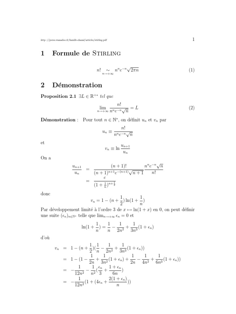 Stirling | PDF | Enseignement des mathématiques