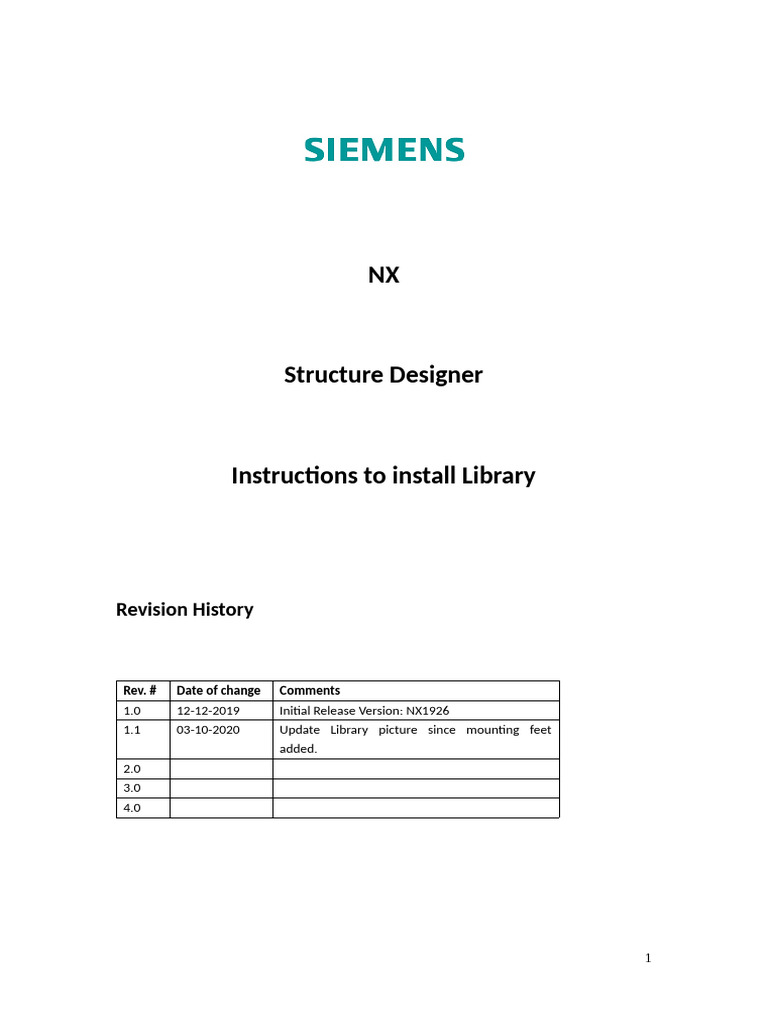 Instruction StructureDesigner Library Installation v1.1 | PDF