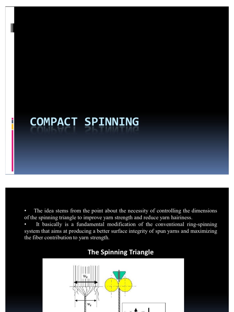 Compact Spinning | PDF | Yarn | Knitting