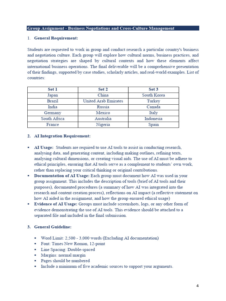 05 09 2024 Group Assignment Guidelines | PDF