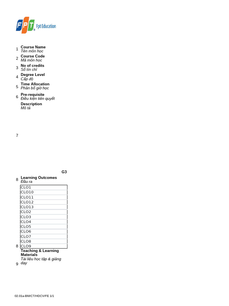 Syllabus CSI106 | PDF