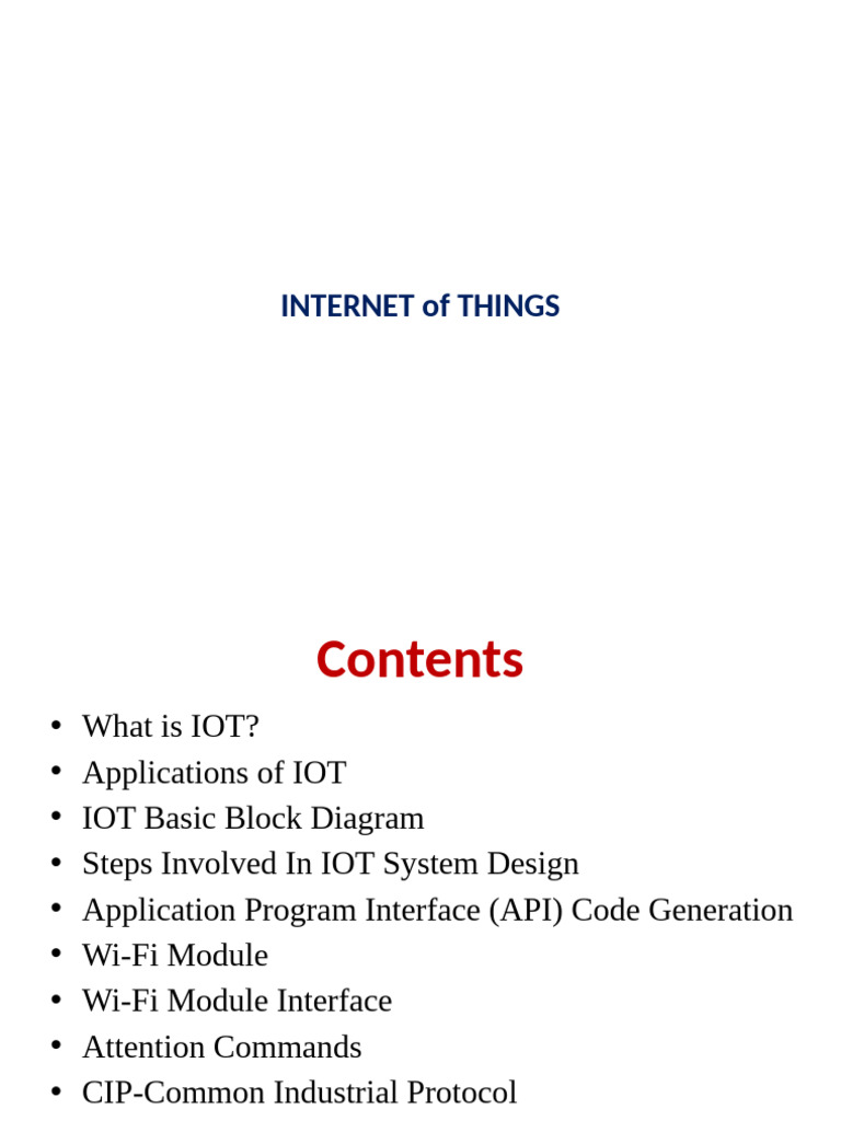 IoT System Design and Applications | PDF | Internet Of Things | Touchscreen