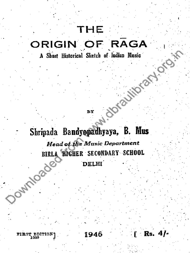 Orign of Raga 1 | PDF