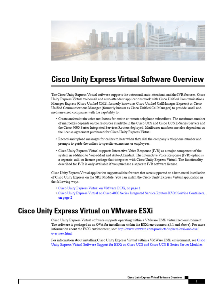 Cue Virtual Overview | PDF