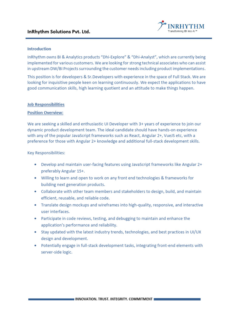 Job Description | PDF