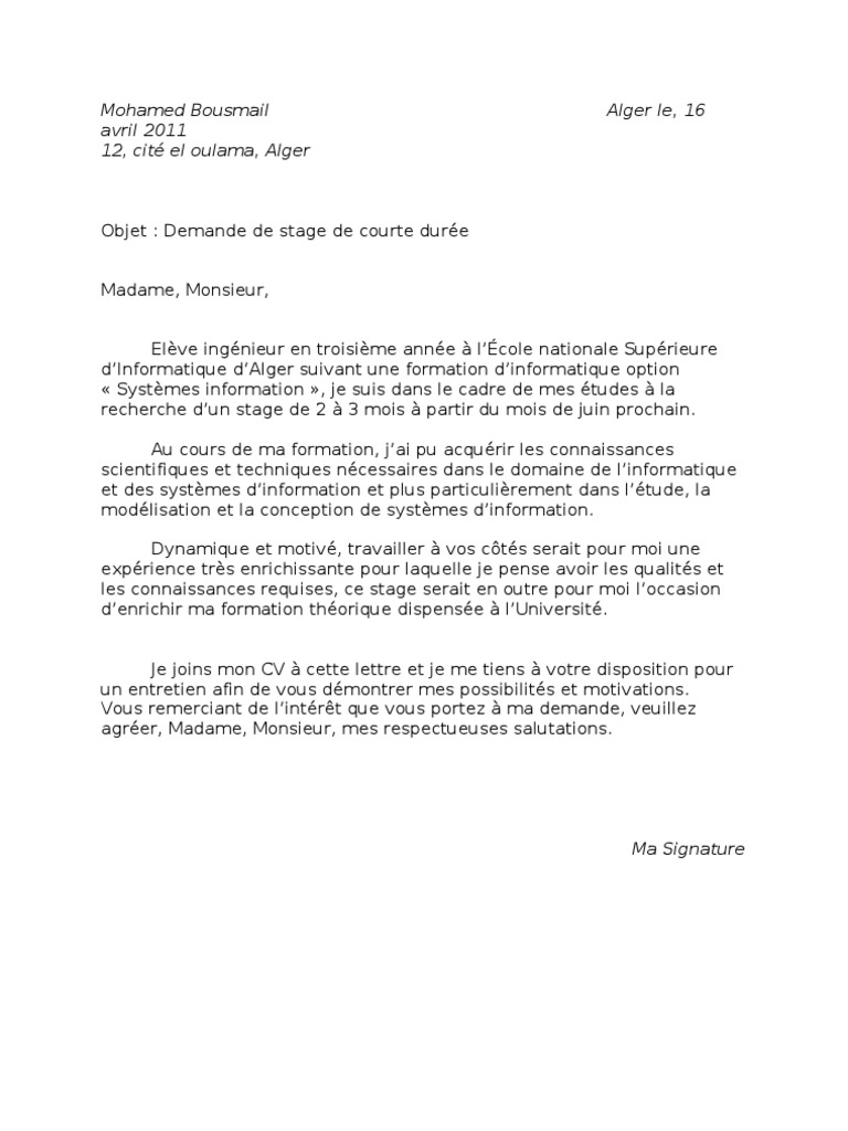 lettre motivation animateur regional - CCMR