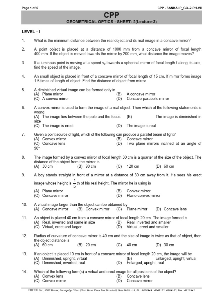2 Spherical Mirror | PDF
