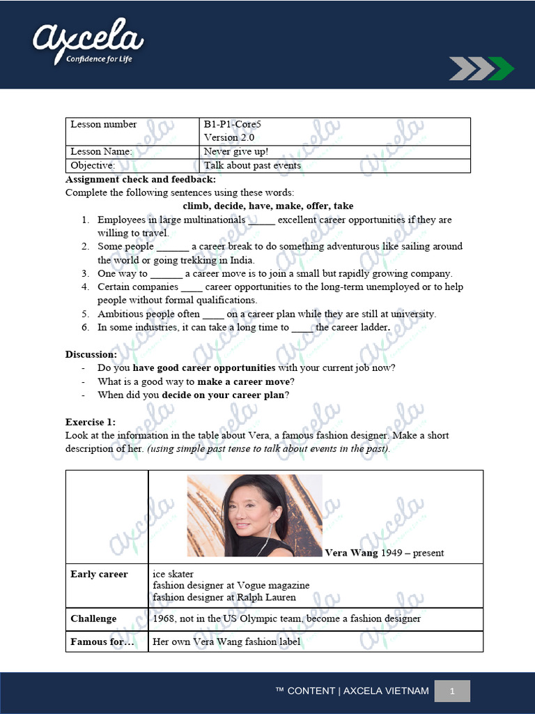 B1-P1-Core5 (Student) 2.0 | PDF