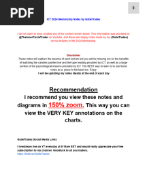 ICT 2024 Mentorship Notes by (GatieTrades) - Episodes 1 To 21