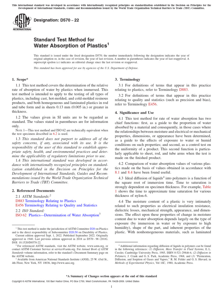 Astm d570 22 pdf