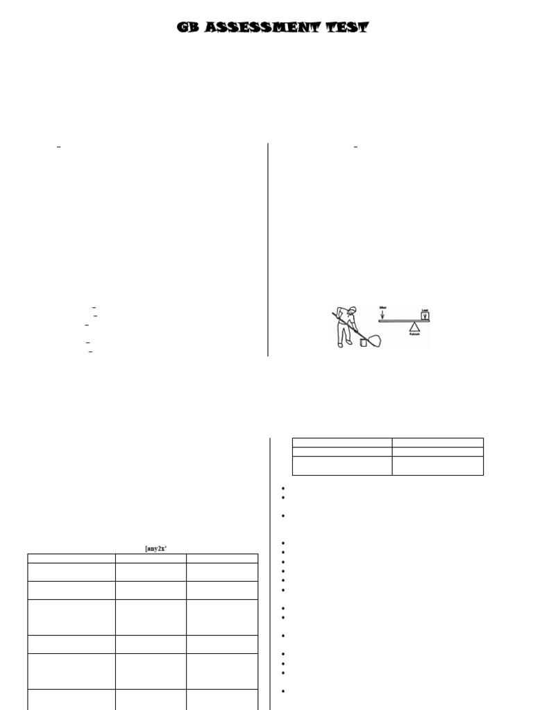 Visual Mock (1) - Science - GBAT Scheme | PDF