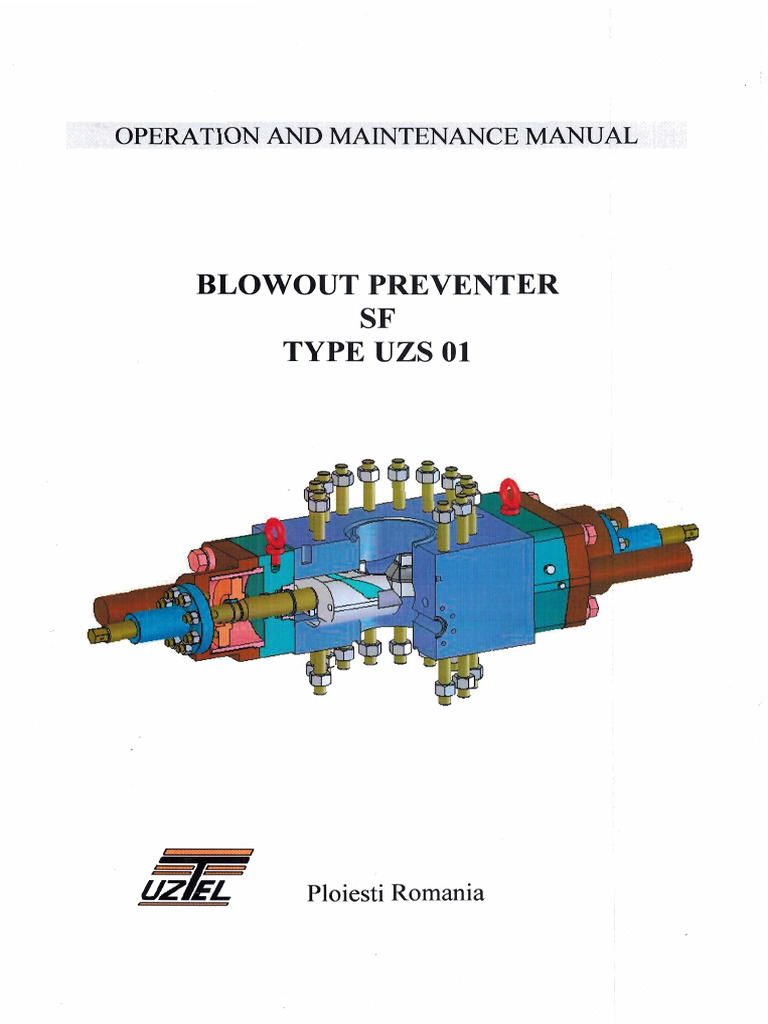 Single Ram BOP - SF Type UZS 01 | PDF