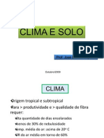  Clima e Solo