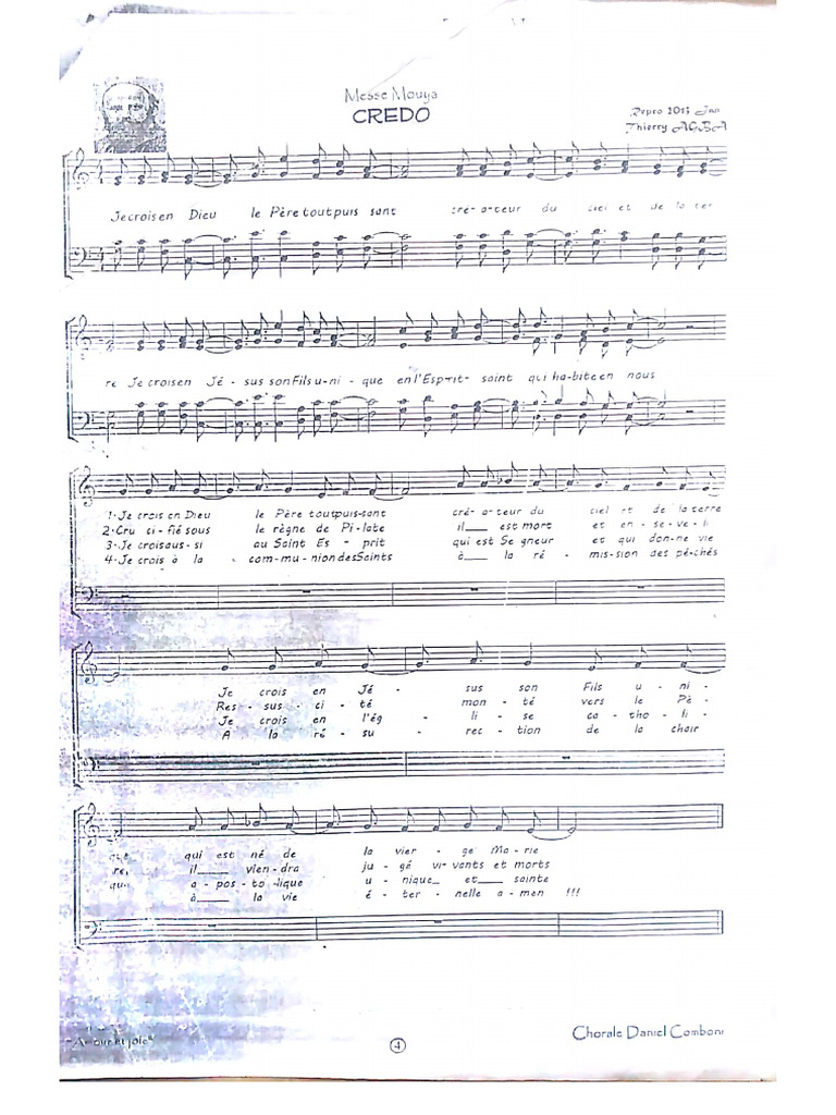 Je Crois En Dieu Le Père Tout Puissant Pdf