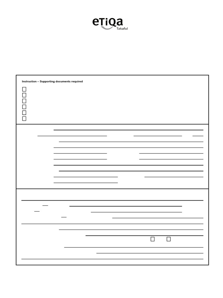 09 Critical Illness Claim Form v1.0 2018 | PDF