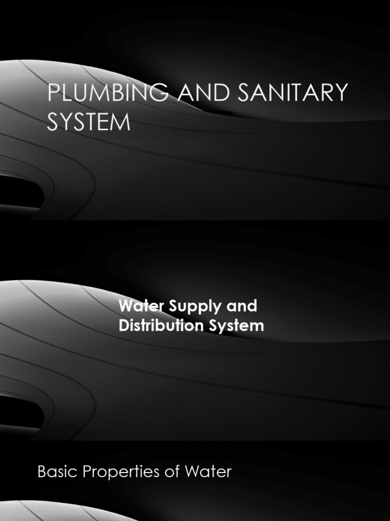 01 Water Distribution System | PDF
