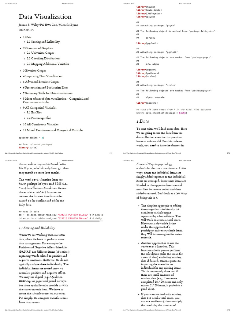 Data Visualization | PDF