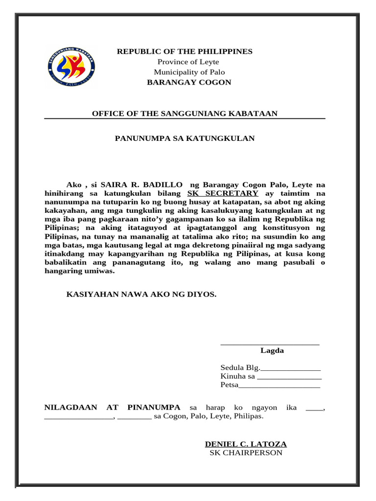 OATH | PDF